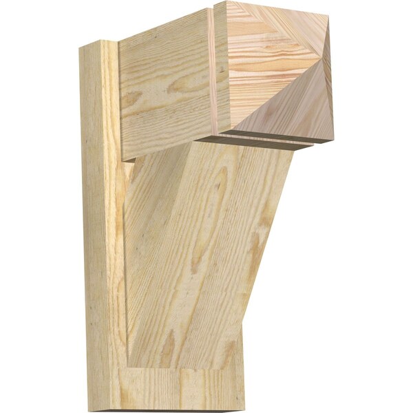 Ekena Millwork Traditional Arts & Crafts Rough Sawn Outlooker, Douglas Fir, 8"W x 14"D x 18"H OUT08X14X18TRA03RDF - main